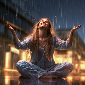 Raindrop Massage Refrain: Music in the Rain - Deep Rain Sampling