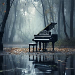 Enfoque Del Piano Lluvioso En La Claridad Interior - Dulce lluvia