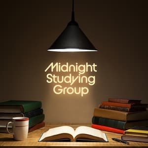 Midnight Studying Group: Music for Students Who Like to Study at Night with Peaceful Sounds - Brain Study Music Guys