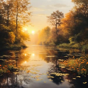 Sonidos De Río: Sinfonía Ambiental Binaural - Ritmos binaurales Estudiar música