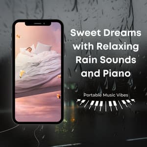 Sweet Dreams with Relaxing Rain Sounds and Piano - Portable Music Vibes