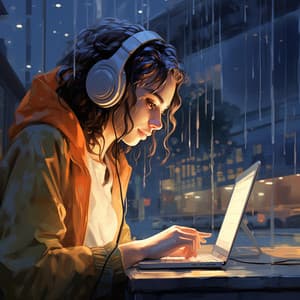 Rainy Study Sessions: Tranquil Ambiance - humidum