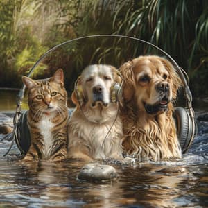 Pets by the Water: Calming River Melodies - Soul Elevation