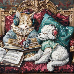 Adeliger Haustierluxus - Hunde Entspannungsmusik