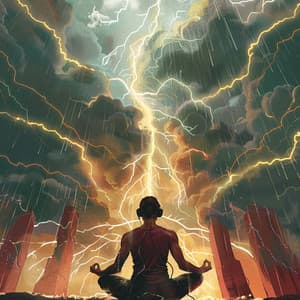 Thunder's Calm: Meditation Music Journey - Meditative Souls