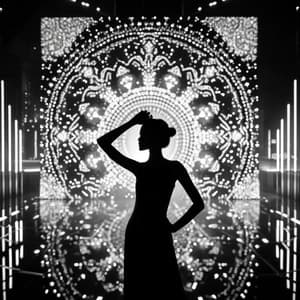 Silhouettes in Symphony: Nocturne of Elegance - Jazz Night Music Paradise