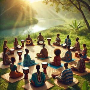 African Music Therapy for Mindful Meditation - African Music Drums Collection