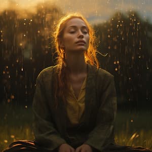 Cánticos De Relajación Con La Lluvia: Música En La Lluvia - Sonidos desde arriba