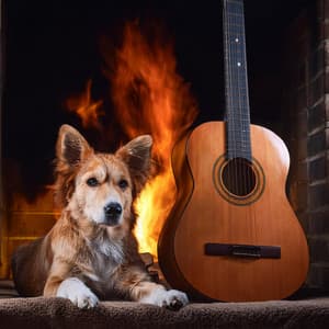 Melodies for Dogs: Relaxing Guitar by the Fire - Warm Melodies