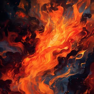 Mente Concentrada Con Las Llamas Armónicas: Música De Las Fogatas - Felicidad de la música ambiental