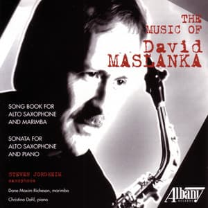 Song Book for Saxophone - David Maslanka