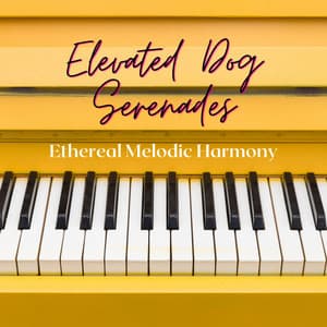 Elevated Dog Serenades: Ethereal Piano Melodic Harmony - Cafe Jazz Coffee Club