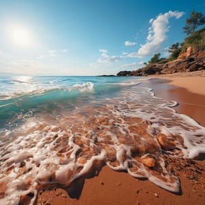 Flujo Focalizado Costero: Música Relajante De Claridad Oceánica - Academia de Música con Sonidos de la Naturaleza