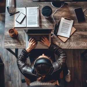 Workday Calm Tunes: Chill Music for Professional Focus - Fast Learning PhD