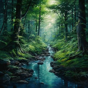 Gentle Flowing River Stream Pure Relaxation - Serenity Sounds