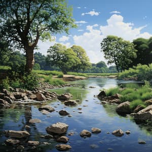 Aguas Ondulantes Binaurales: Corrientes Tranquilas - Chico binaural