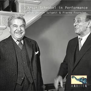 Artur Schnabel in Performance with Joseph Szigeti & Pierre Fournier - Artur Schnabel