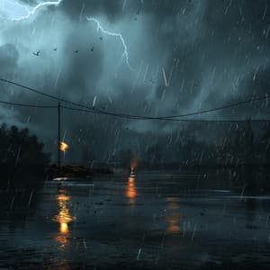 Binaural Rain for Pets: Calming Thunder Sounds - Sleepy Pets