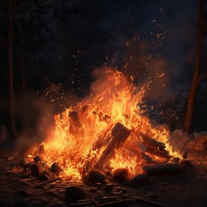 Meditation with Fire: Tranquil Flame Echoes - Zen Meditation