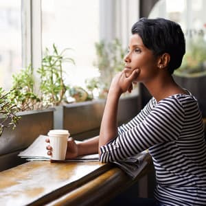 Coffee Shop Contemplations: Jazz Mindfulness Melodies for Profound Focus - Calming Instrumental Jazz Ambiance