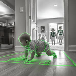 Rock-a-Bye Moments: A Father's Joy in Soothing Baby to Sleep - Baby Songs & Lullabies For Sleep