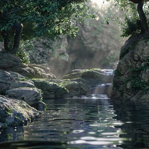 Deep Sleep with Binaural Beats and Water Sounds - Rain for Deep Sleep