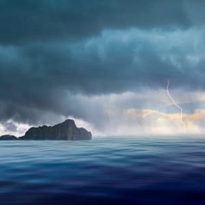 1 Coastal Night: Moving Waters - Sea Waves Sounds