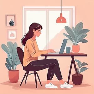 Cadencia Para El Trabajo: Música Para Sesiones Productivas - Trabajar desde Casa Background Musica