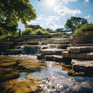 Concentración Junto Al Agua: Serenidad Musical Del Río - Sonido de grillo