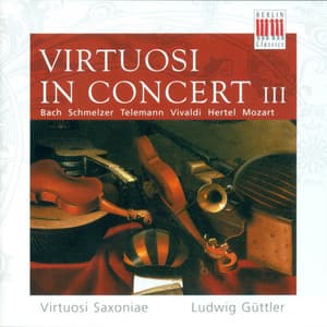 Johann Sebastian Bach: Brandenburg Concerto No. 4 / Georg Philipp Telemann: Concerto for 3 Violins in F Major / Johann Wilhelm Hertel: Trumpet Concerto in D Major - Ludwig Güttler