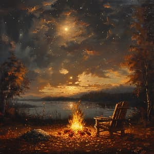 Calma De Fuego: Sonidos Ambientales De La Noche - Vibraciones de cafetería