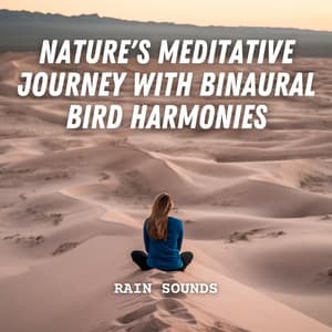 Rain Sounds: Nature's Meditative Journey with Binaural Bird Harmonies - Magical Rain Sleep Sound