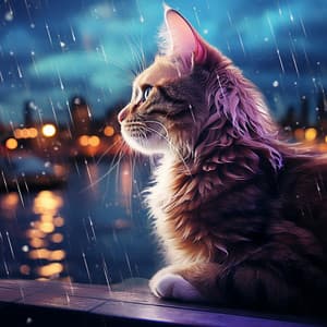 Rainfall Cat Retreat: Sonic Soundscapes - Binaural Delta Beats Sleep