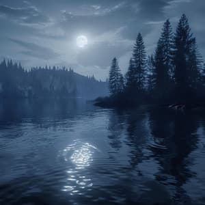 Nighttime Water Serenade: Chill Tones for Rest - Best Sleep Music Academy