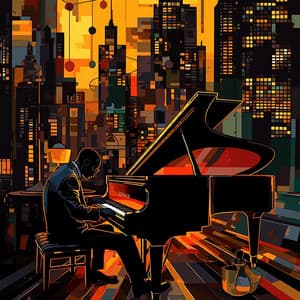 Vision Mirage: Jazz Piano Soundscapes - Coffee Shop Jazz Piano Chilling