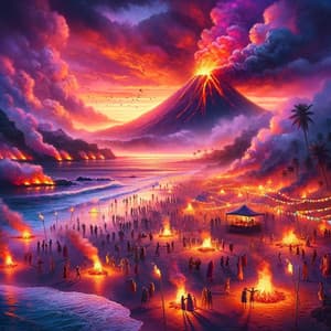 Volcanic Party on the Beach - Beach Party Chillout Music Ensemble