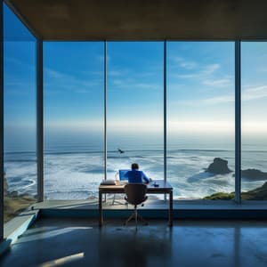 Ritmo De Logros: Sinfonía Del Mar Binaural Para Un Enfoque Profundo En El Trabajo - Trabajar desde Casa Background Musica