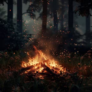 Fireside Sleep: Binaural Beats for Deep Rest - Sleepy Moon