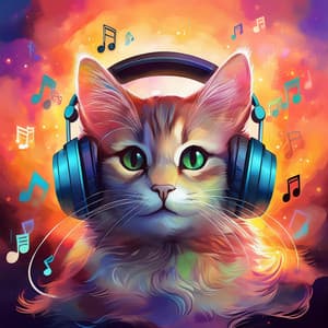 Cats' Quiet Tunes: Feline Melodic Calm - Calm Music Moments