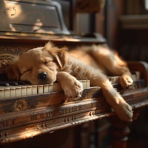 Piano Del Perro: Melodías Relajantes Para Amigos Caninos - Maestros de la música de piano relajante