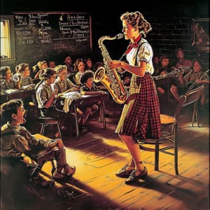 Estudio de Saxofón en la Tarde: Jazz Relajante para Estudiar - Productivity Music