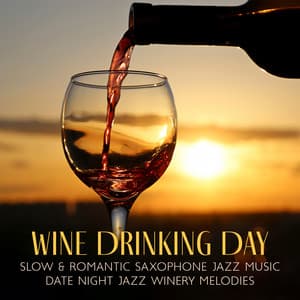 Wine Drinking Day: Slow & Romantic Saxophone Jazz Music, Date Night Jazz, Winery Melodies - Restaurant Jazz Music Collection
