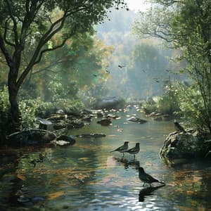 Binaural Creek Relaxation: Tranquil Nature and Bird Melodies - Relaxing Music Master