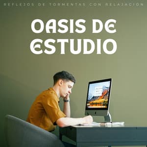Oasis De Estudio: Reflejos De Tormentas Con Relajación - Tormenta de relámpagos truenos y lluvia
