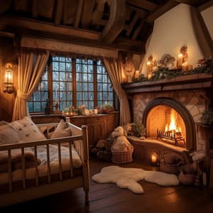 Canciones De Cuna Cerca Del Fuego: Música Para Un Sueño Relajante - Ruidos ambientales forestales