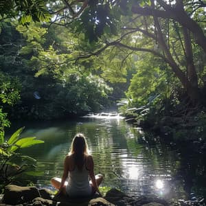 Flujo Binaural Del Agua: Arroyos De Relajación Tranquila - Relajación de Ruido Blanco Natural
