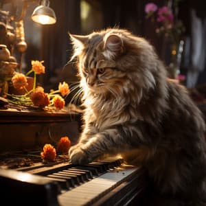 Mascotas Del Piano: Melodía De Ecos Juguetones - Escalofrío de jazz de piano