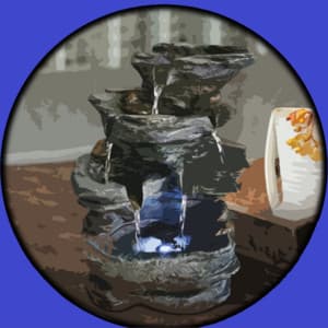 Small Indoor Waterfalls, Rock Gardens, and other Decorative Water Features for Background Sounds - Eternal Waters