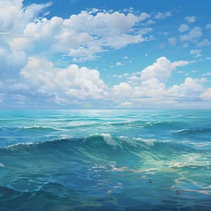 Corrientes Tranquilas: Sonidos Oceánicos Tranquilos - Perspectiva de la naturaleza