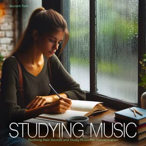 Studying Music - Soothing Rain Sounds and Study Music For Concentration - ANCIENT RAIN